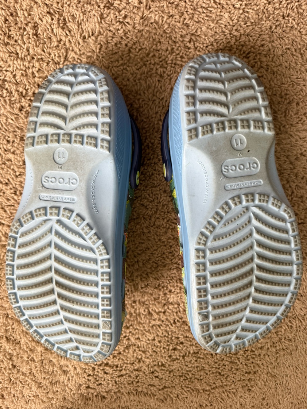 Men’s Slip-On Crocs with Bluey Characters - Green/Blue - Picture 5 of 5